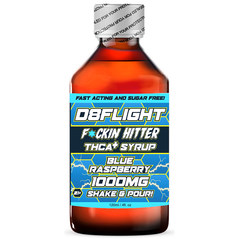 D8 Flight Hitter Syrup(1000MG) / Blue Razz